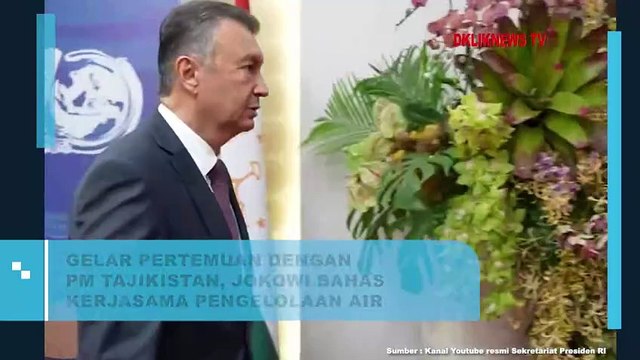 Gelar Pertemuan dengan PM Tajikistan, Jokowi Bahas Kerjasama Pengelolaan Air