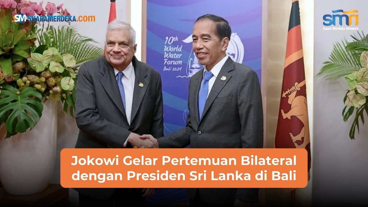 Jokowi Gelar Pertemuan Bilateral dengan Presiden Sri Lanka di Bali