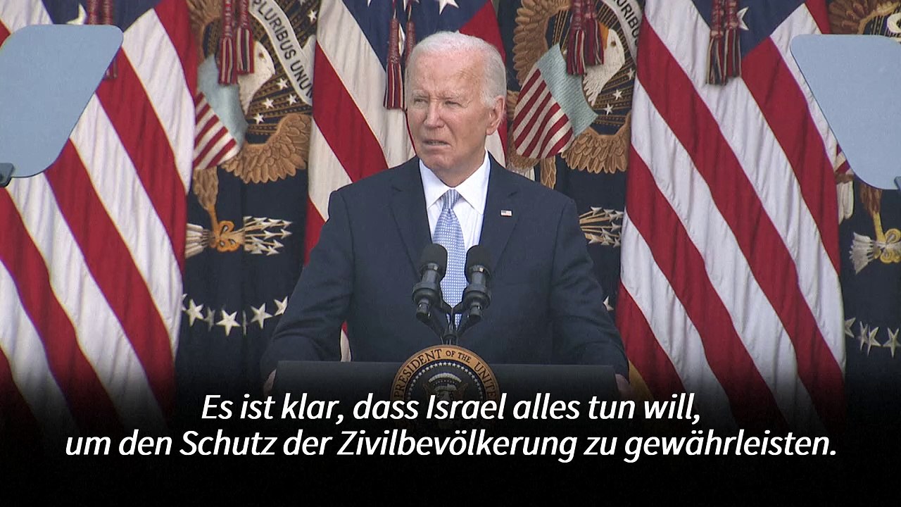 Biden: Gaza-Offensive ist 'kein Völkermord'