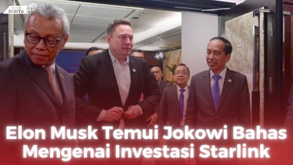 Elon Musk Temui Jokowi Bahas Mengenai Investasi Starlink