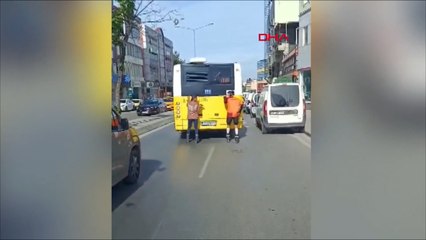 Pendik'te patenli gençlerin tehlikeli yolculuğu