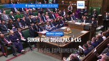 Sunak se disculpa con las víctimas del escándalo de los experimentos con sangre contaminada