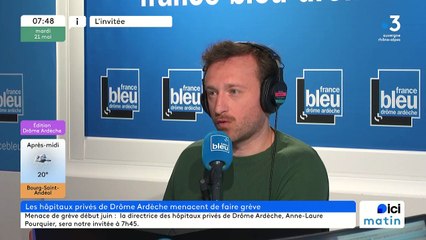 L'invitée du matin : Anne-Laure Pourquier, directrice de l'hôpital privé Drôme-Ardèche