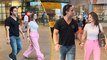 Starry Couple Sussanne Khan & Arslan Goni Walk HAND In HAND At Mumbai Airport
