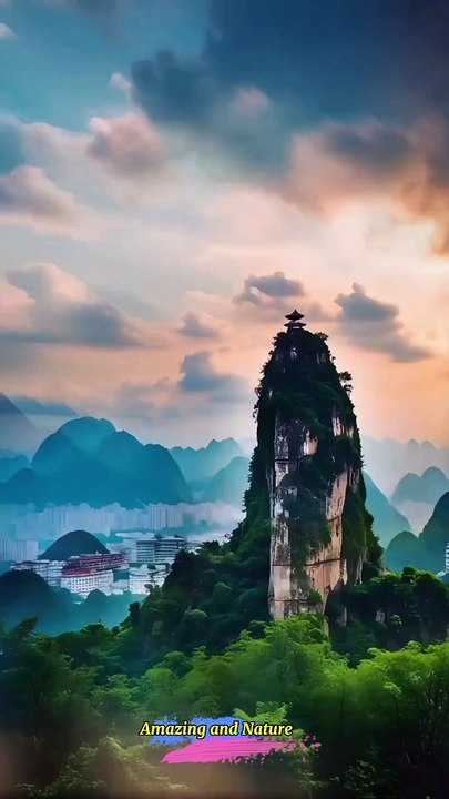 Amazing View of Nature Mountain in Lake Beautiful view of Nature