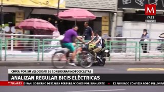 Autoridades buscan regular las bicis eléctricas en CdMx