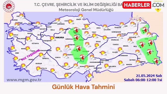 Meteoroloji'den kuvvetli yağış ve toz taşınımı uyarısı
