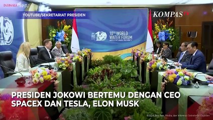 Jokowi dan Elon Musk Bertemu di WWF Bali, Ini yang Dibahas