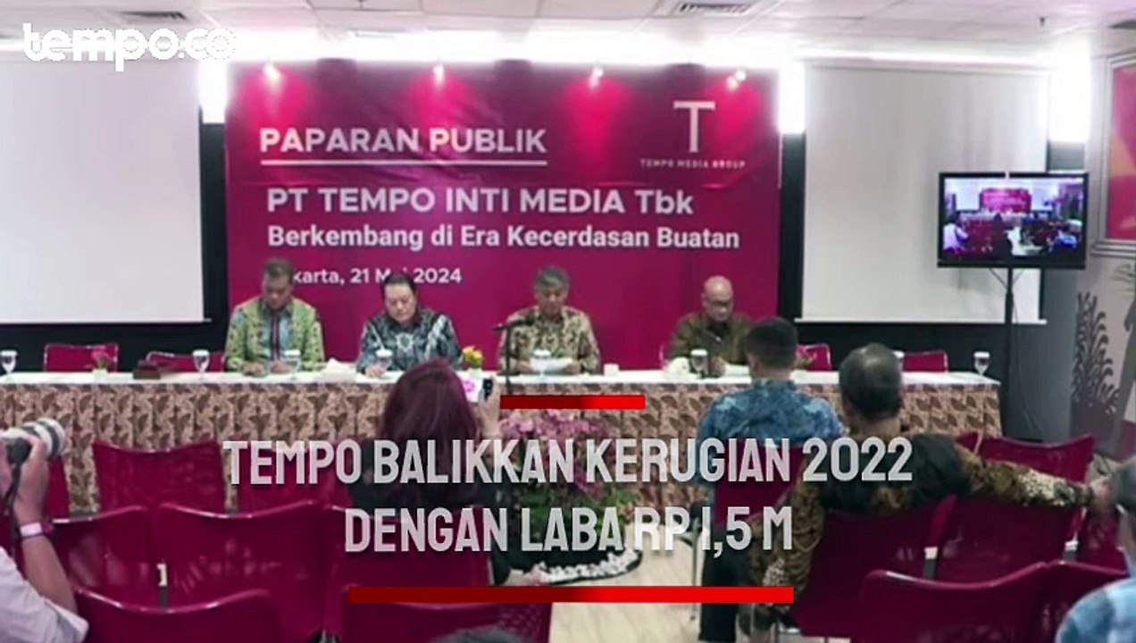 Gelar RUPS, Tempo Membalikkan Kerugian 2022 dengan Laba Rp 1,5 Miliar