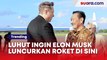 Luhut Ingin Elon Musk Luncurkan Roketnya dari Indonesia