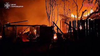 Ucraina, case a fuoco dopo nuovo bombardamento a Kharkiv