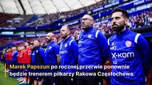 Papszun ponownie trenerem Rakowa