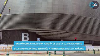 Una fuga de gas en el Santiago Bernabéu obliga a cortar la Castellana y cerrar la estación de metro