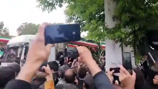 تشييع  جثمان الرئيس الايراني ورفاقه