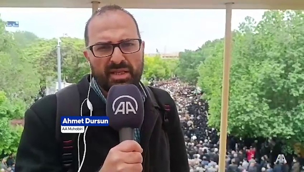 İran Cumhurbaşkanı Reisi için Tebriz'de cenaze töreni düzenlendi
