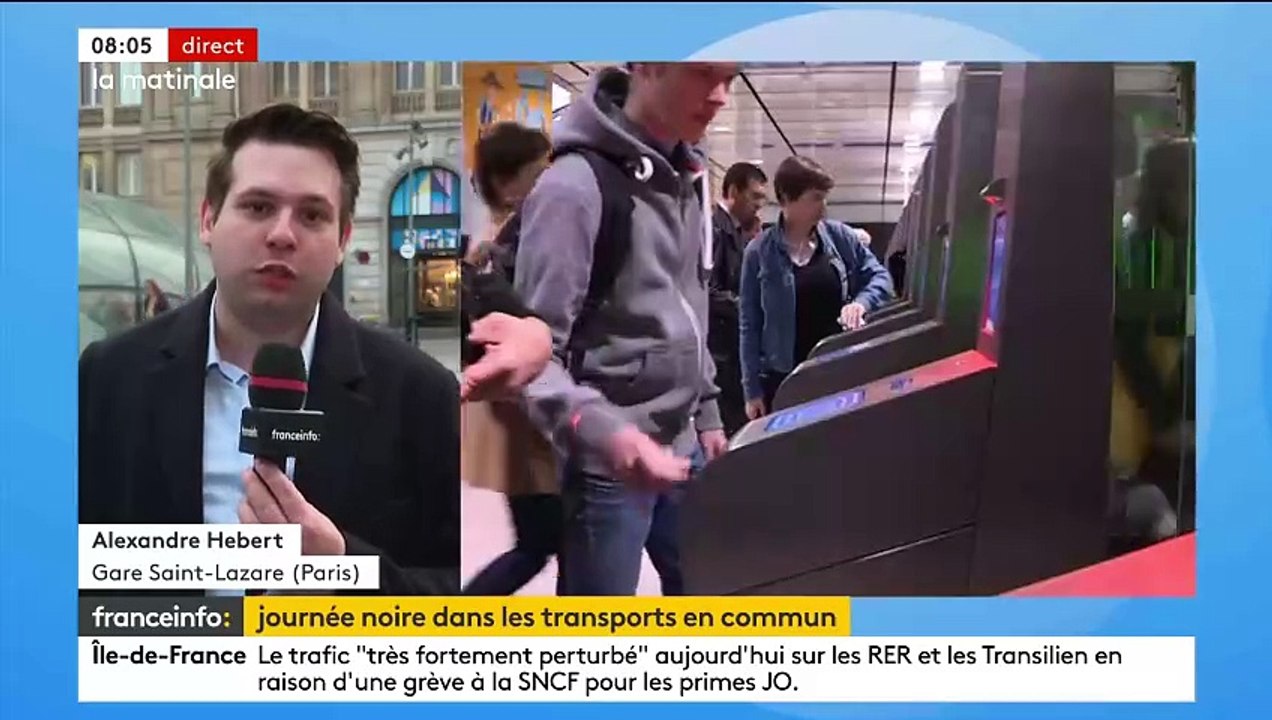 La SNCF confirme un trafic fortement perturbé aujourd'hui pour les RER et les trains de banlieue parisienne, en raison d’une grève pour une revalorisation de la prime des cheminots