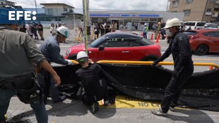 Instaladas en Japón las barreras para bloquear una popular vista del monte Fuji