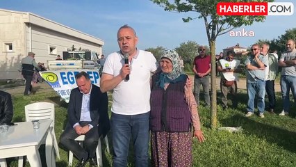 CHP Milletvekili Bakırlıoğlu, Gördes'teki maden genişletmesine karşı eyleme katıldı