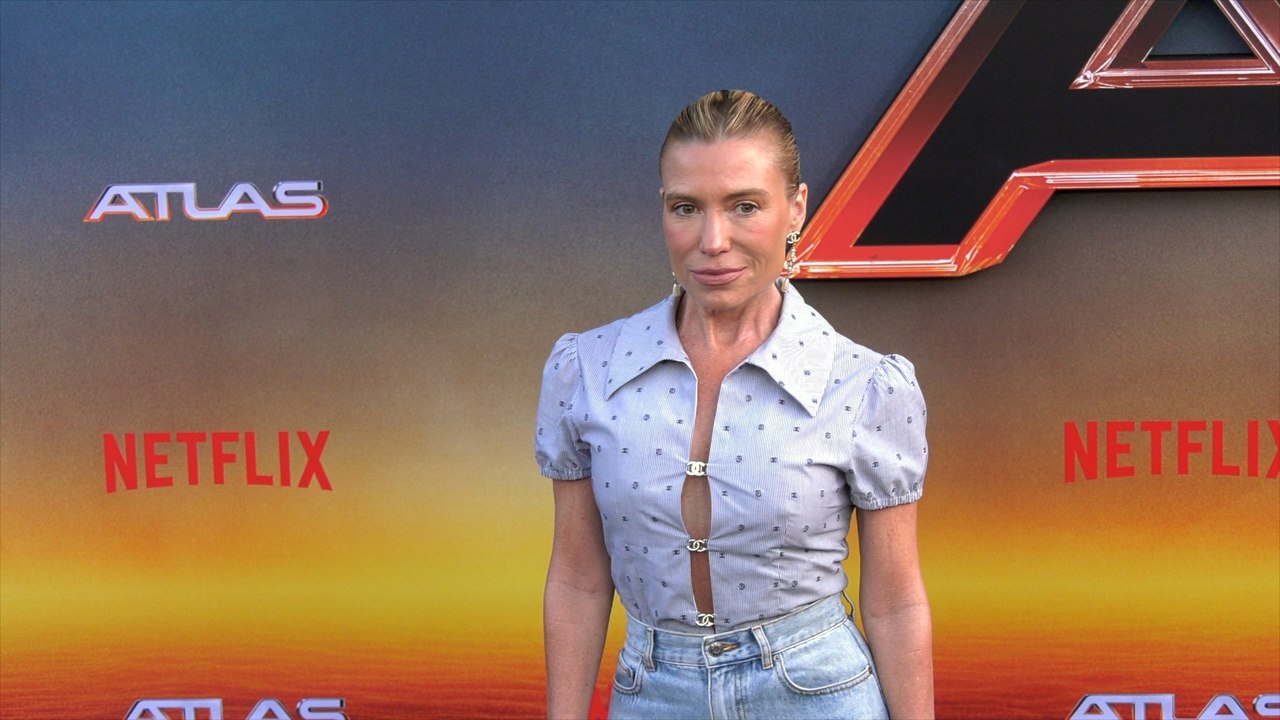 Tracy Anderson attends Netflix's "Atlas" Los Angeles premiere black carpet