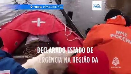 Inundações obrigam a declarar estado de emergência na região russa da Iacútia