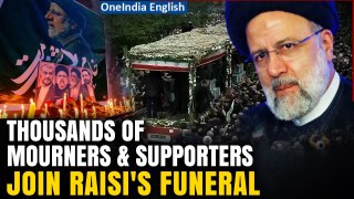 Funeral Begins in Iran: Coffins of Ebrahim Raisi and His Companions on The Streets of Tabriz