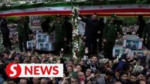 Mourners gather in Tabriz for funeral procession of Iran's President Raisi