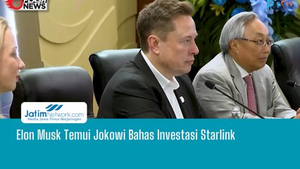 Elon Musk Temui Jokowi Bahas Investasi Starlink