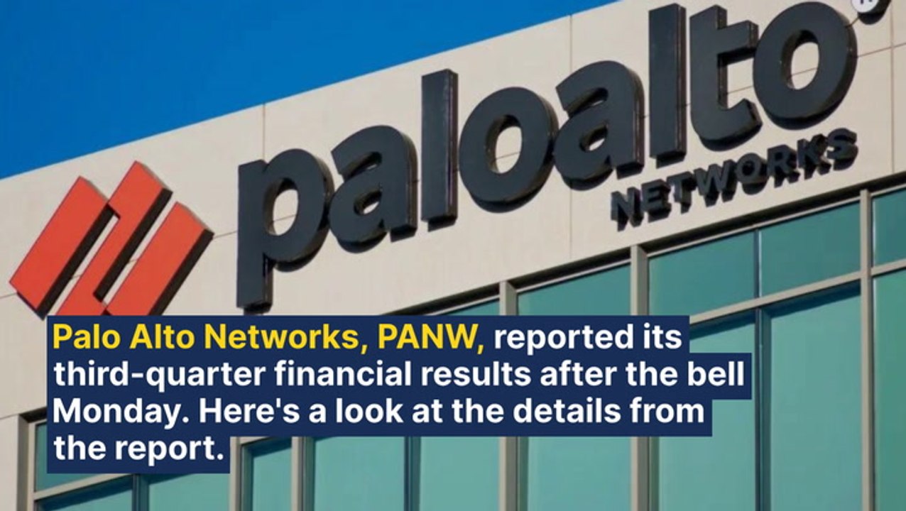 Palo Alto Networks Earnings Highlights: PANW Shares Drop After Q3 Results, In-Line Guidance
