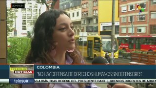 En Colombia Claman por las garantías para la defensa de los DD.HH.