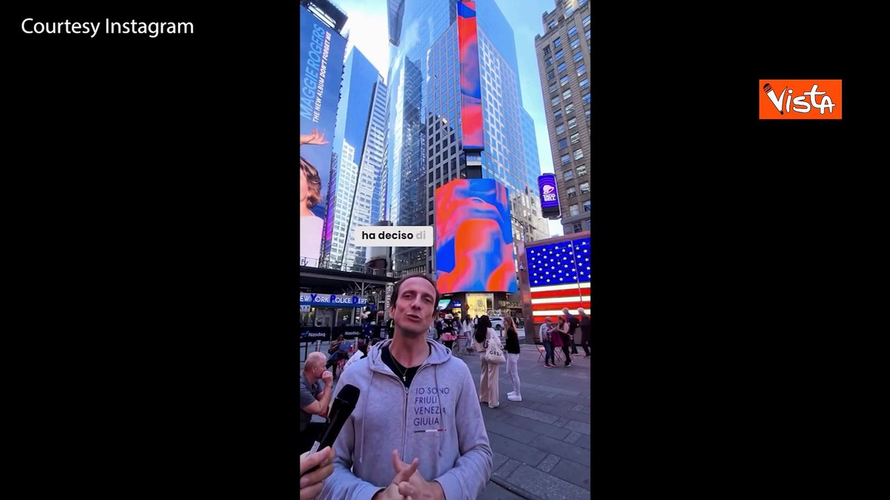 Il Friuli Venezia Giulia anche a Times Square, Fedriga: "Presenti in tutto il mondo"