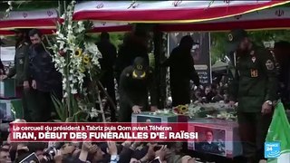 Iran : début des processions funèbres pour le président Raïssi