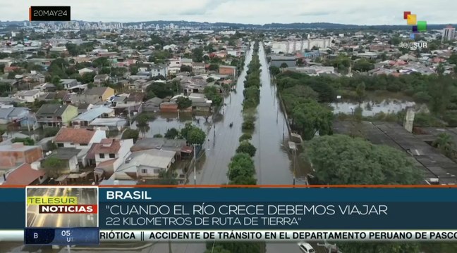 600 mil personas han sido desplazadas por las persistentes inundaciones en Río Grande del Sur