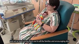Mums and babies celebrate kangaroo care in the Ulster Hospital's neonatal unit