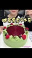 #45 Desserts mukbang/ASMR || Matcha-Raspberry crepe cake