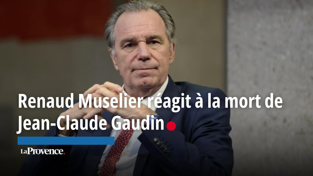 Renaud Muselier réagit à la mort de Jean-Claude Gaudin