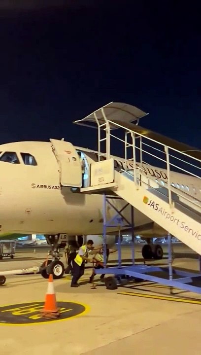 Il chute d'un avion