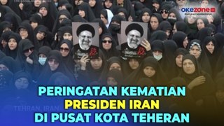 Ratusan Warga menangisi Kematian Presiden dan Menlu Iran akibat Kecelakaan Helikopter
