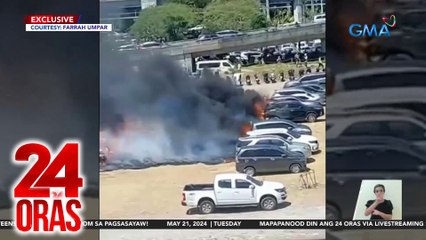 Sigarilyo ang sanhi ng sunog na tumupok sa 19 sasakyan sa NAIA Terminal 3 parking lot -- BFP | 24 Oras