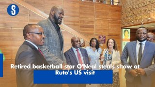 President Ruto's delegates meet former NBA star Shaquille O'neal