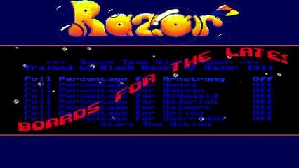Amiga Cracktro - Sabre Team Amiga Trainer by Razor 1911