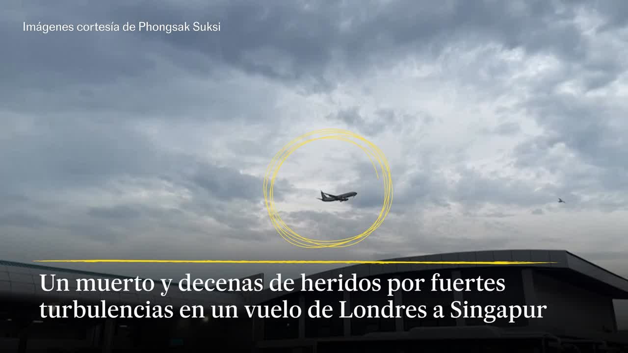 Un muerto y decenas de heridos por las fuertes turbulencias en un vuelo