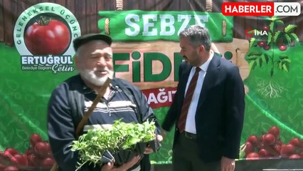 Pursaklar'da 100 bin meyve fidesi dağıtıldı