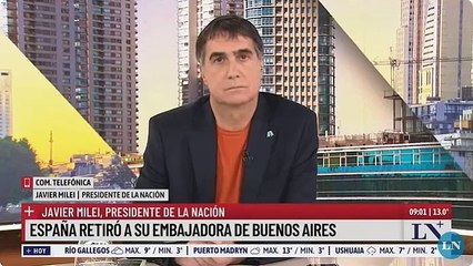 Milei sobre el retiro de la embajadora: "Es un disparate"