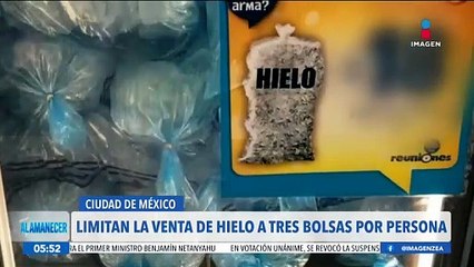 Limitan la venta de bolsas de hielo en tiendas de conveniencia en la CDMX