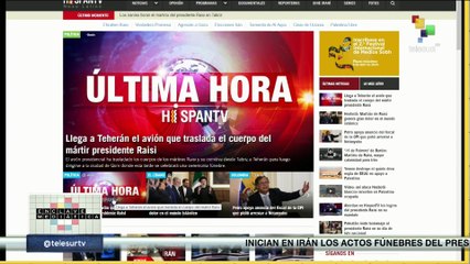 Enclave Mediática 21-05 Se desarrollan actos fúnebres al presidente iraní