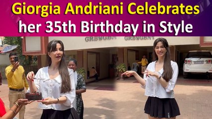 Giorgia Andriani Celebrates her 35th Birthday in Style