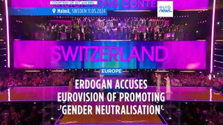 Türkiye's Erdoğan claims Eurovision contestants threaten family values