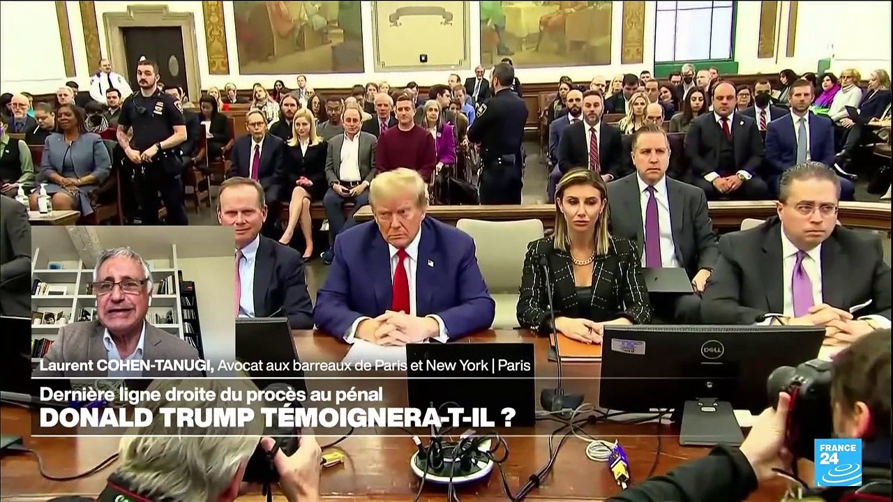 Dernière ligne droite au procès au pénal : Donald Trump témoignera-t-il ?