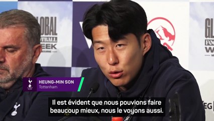 Son : "Les joueurs doivent prendre la responsabilité de faire mieux"