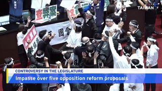 Taiwan's Raucous Legislature: The Laws That Brought Politicians To Come to Blows